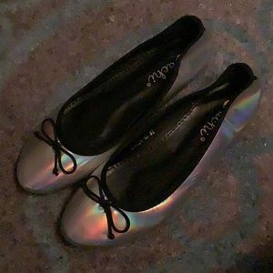 Modcloth iridescent ballet flats 8.5 8 1/2